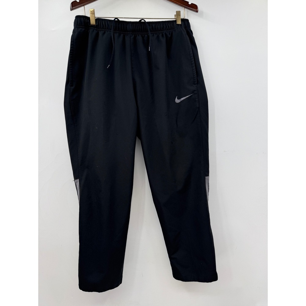 Nike Dri-FIT Mens XL Black Grey Athletic Training Track Pants RN56323